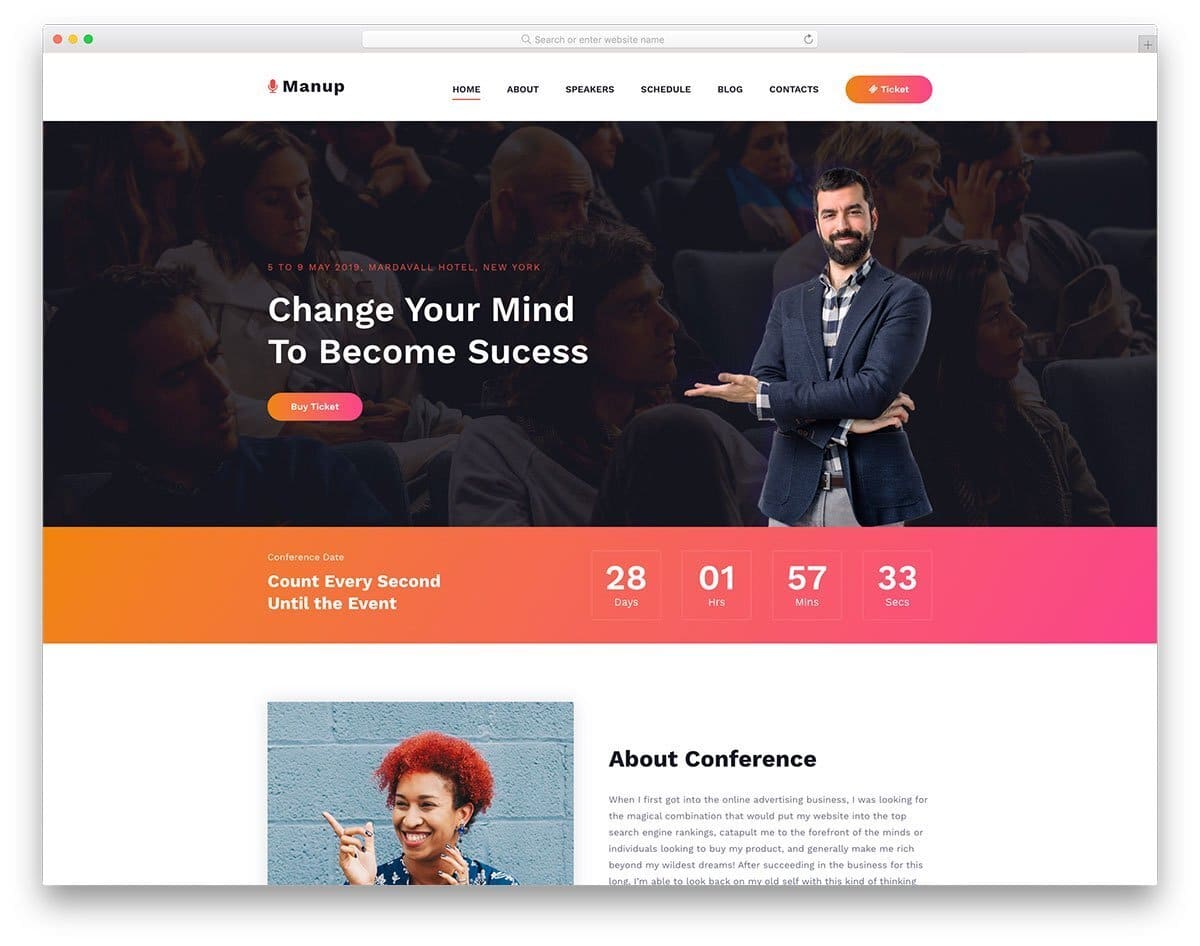 Event Website